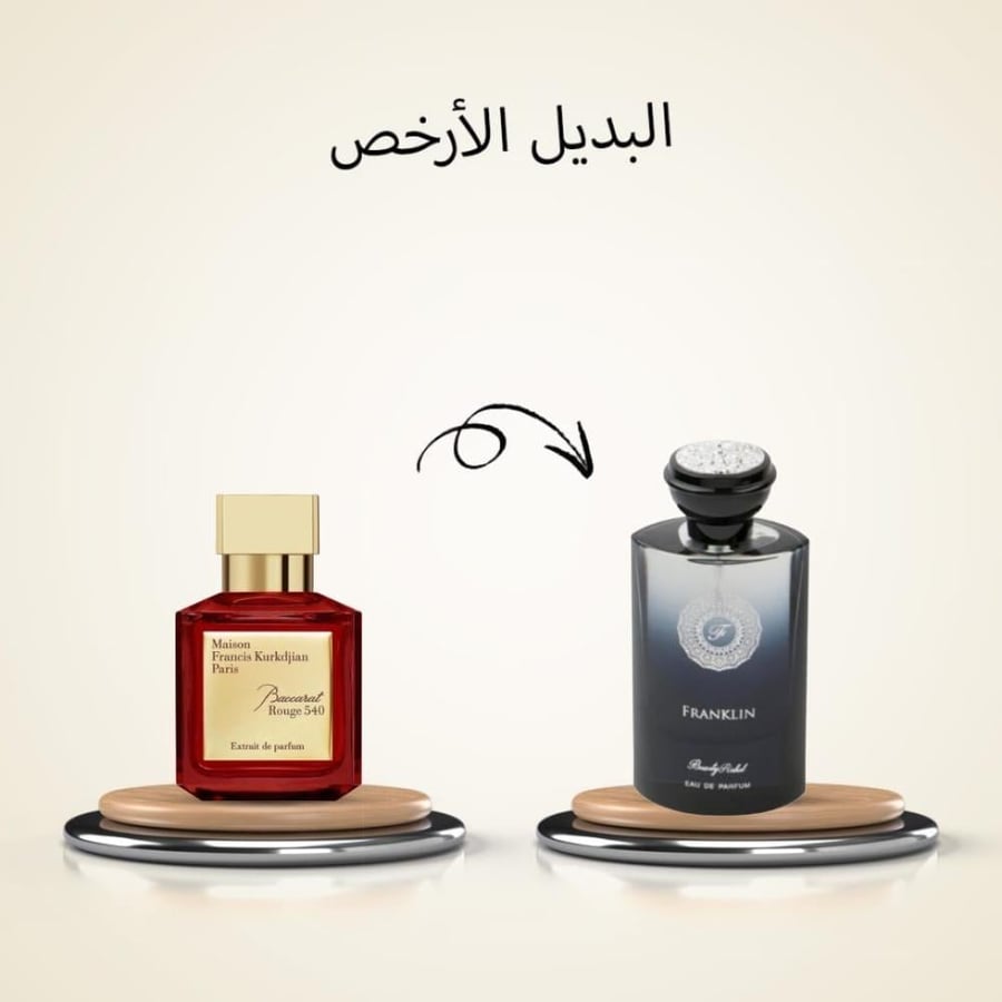 عطر فرانكلين او دي برفيوم 100مل بديل الارخص ل عطر بكرات روج