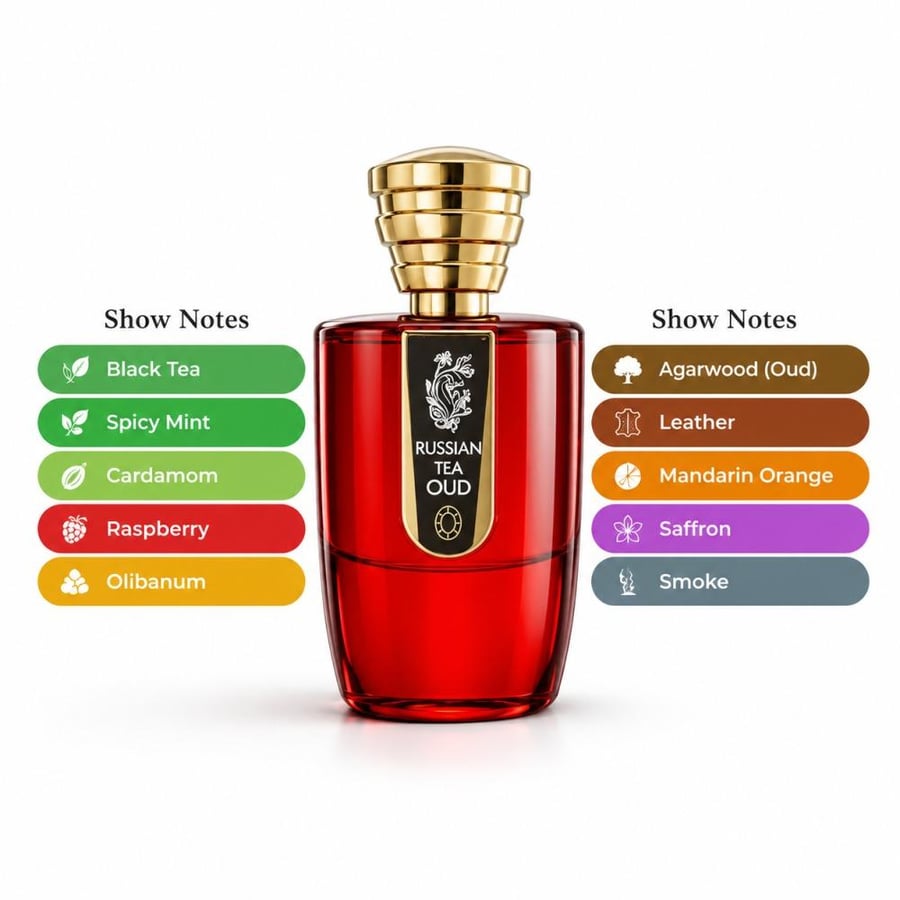 عطر ماسك ميلانو روسيان تي عود أو دو بارفيوم 100 مل