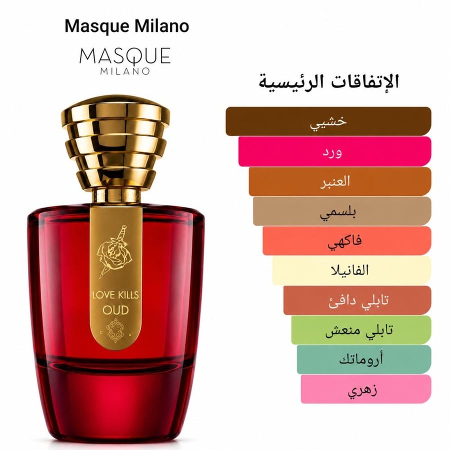عطر ميلانو ماسك لوف كيلز عود