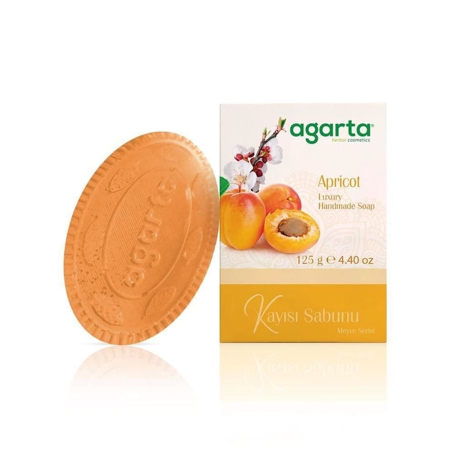 Natural Apricot Soap, 125 grams
