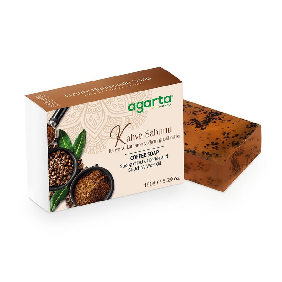 Natural coffee soap from Aqarta 150 g