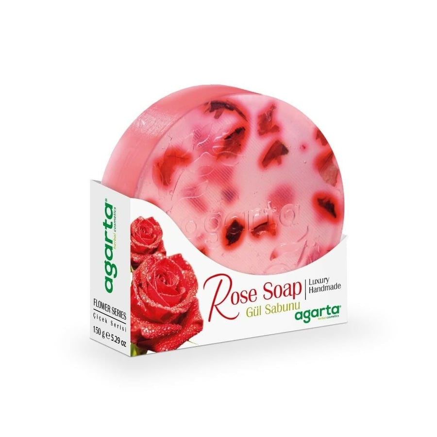 Natural rose soap from Agarta 150 grams