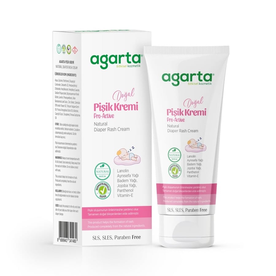 Natural cream for children for diaper rash from Aqarita 100 ml
