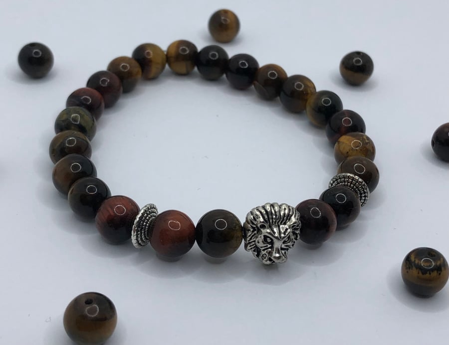 The lion bracelet multicolored