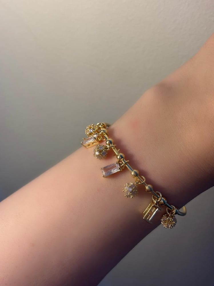 A beaded bracelet