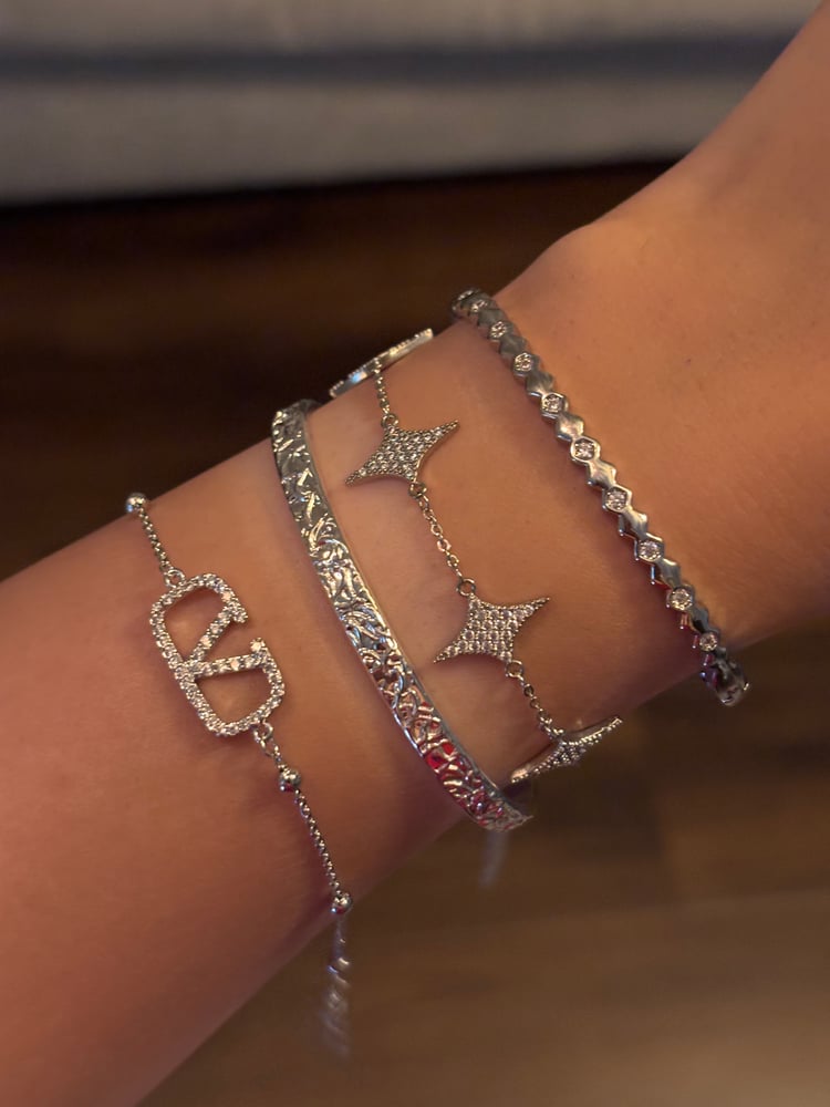 Silver set ( 4 bracelet )