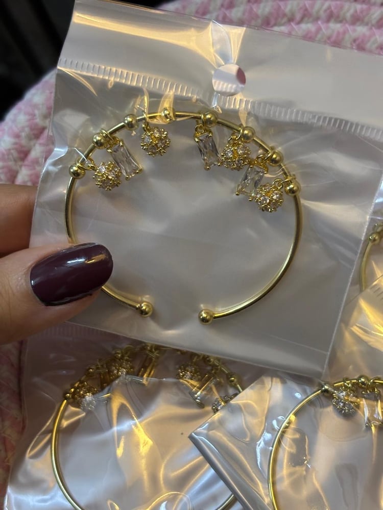A beaded bracelet