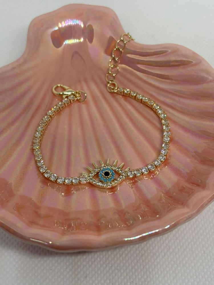 Eye chain bracelet