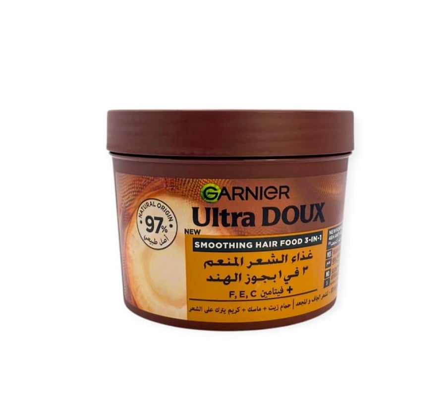 Garnier Ultra Dual Hair Mask Nourishing 3 in 1 with Coconut - 390 ml