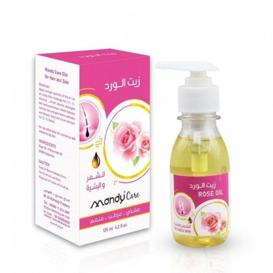 زيت الورد للعناية بالشعر والبشرة Mandy care
