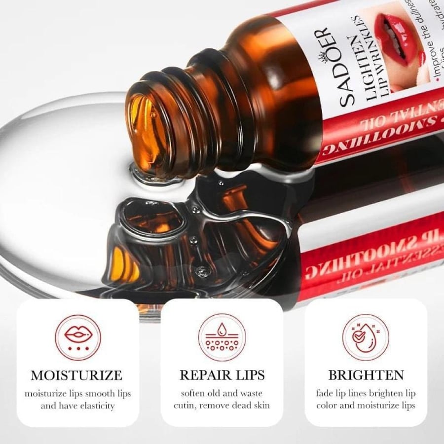 زيت عطري لتنعيم وتغذية الشفاه بفيتامين(E) 10 مل