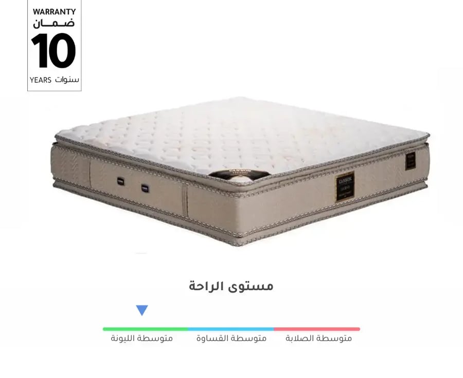 مرتبة سرير ليجند تفصيل مقاس 90x190+30 سم
