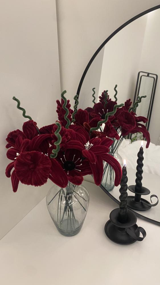 Red vase