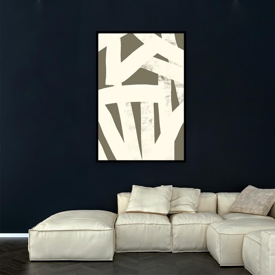 Modern abstract art wall panel