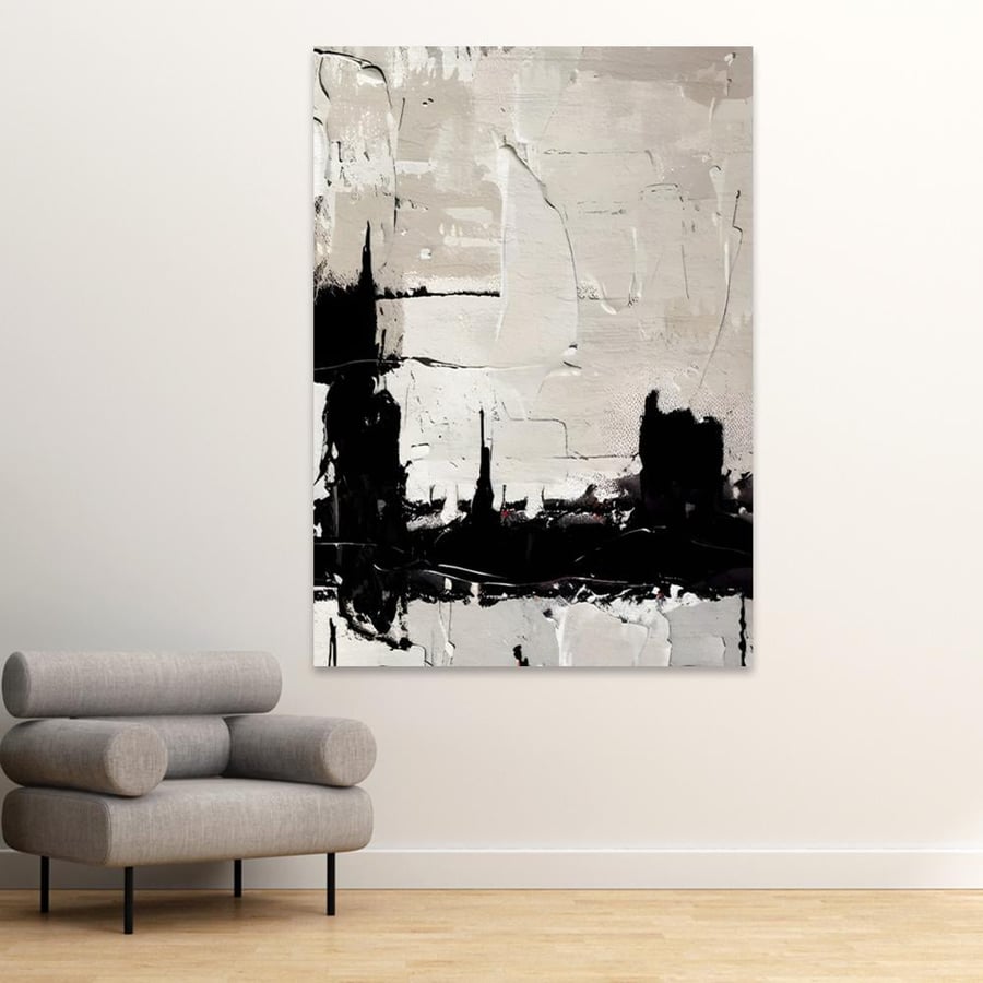 Modern abstract art wall panel