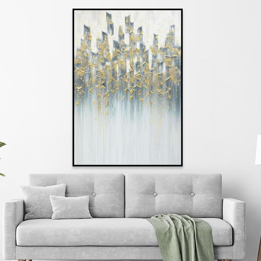 Modern abstract art wall panel