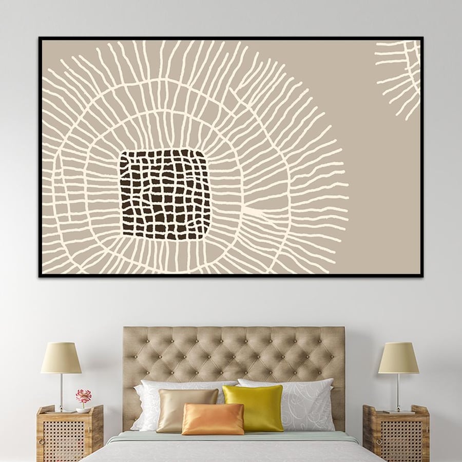 Abstract wall panel with modern design