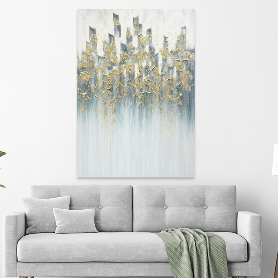 Modern abstract art wall panel