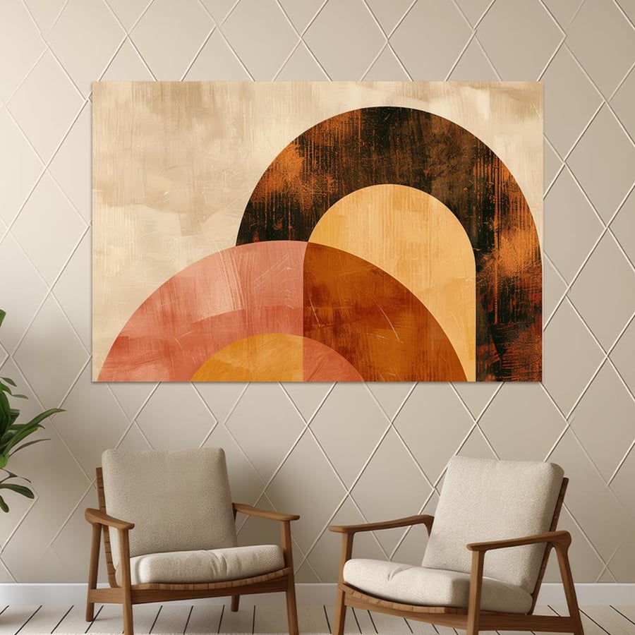 Abstract wall panel with modern design