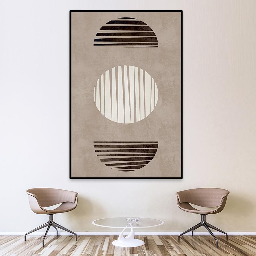 Modern abstract art wall panel