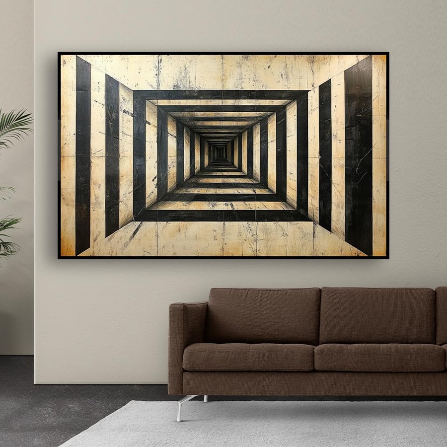 Abstract wall panel with modern design