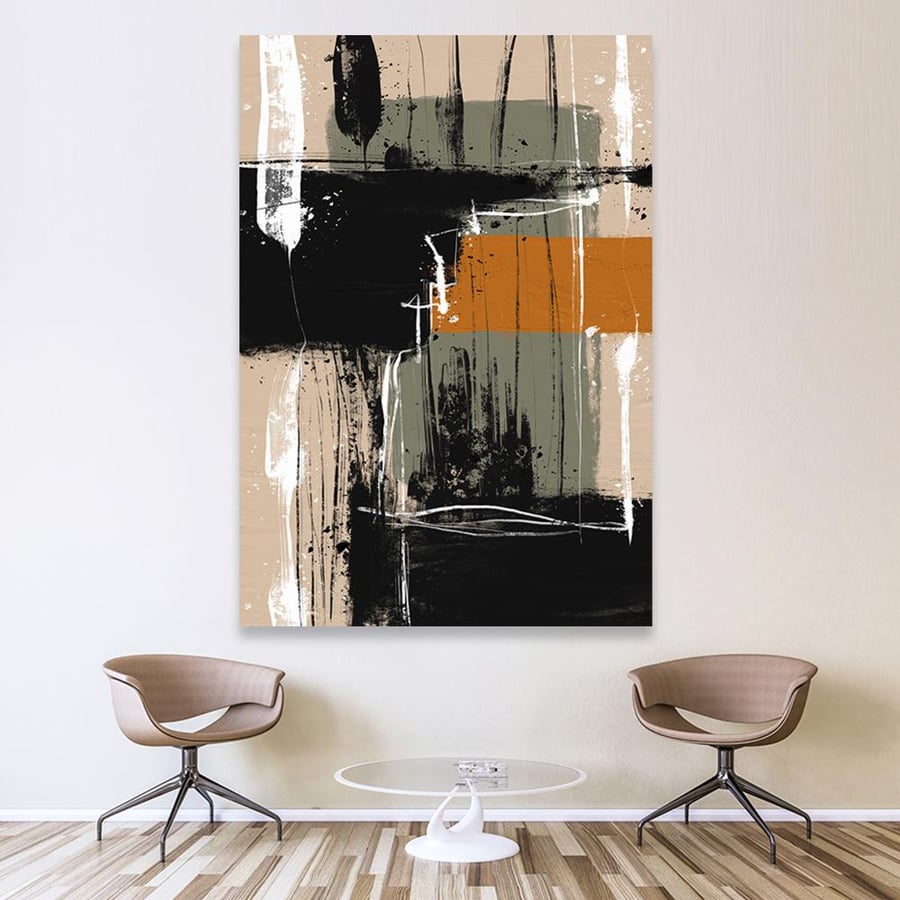 Modern abstract art wall panel