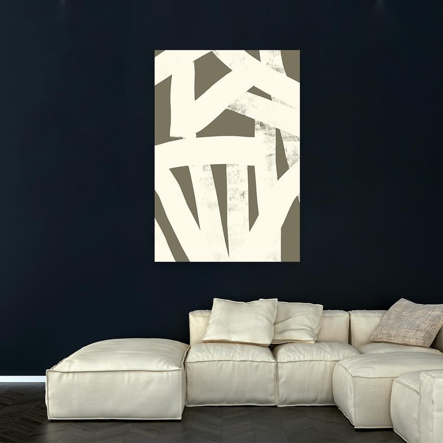 Modern abstract art wall panel