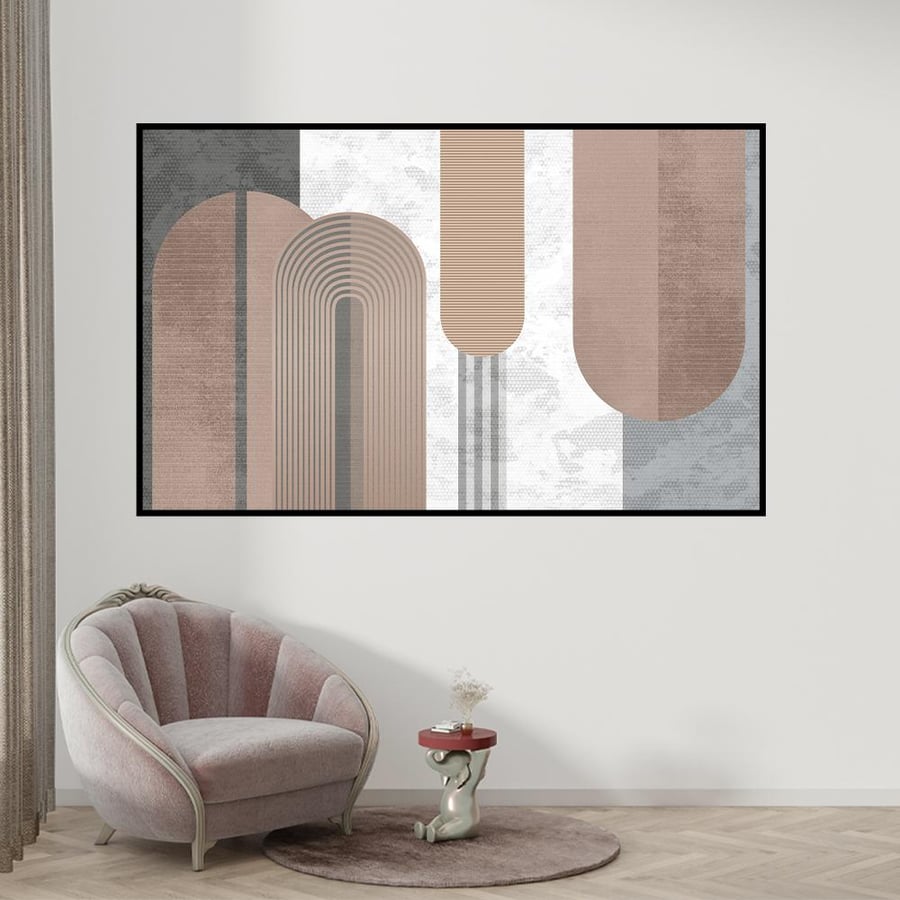 Abstract wall panel with modern design
