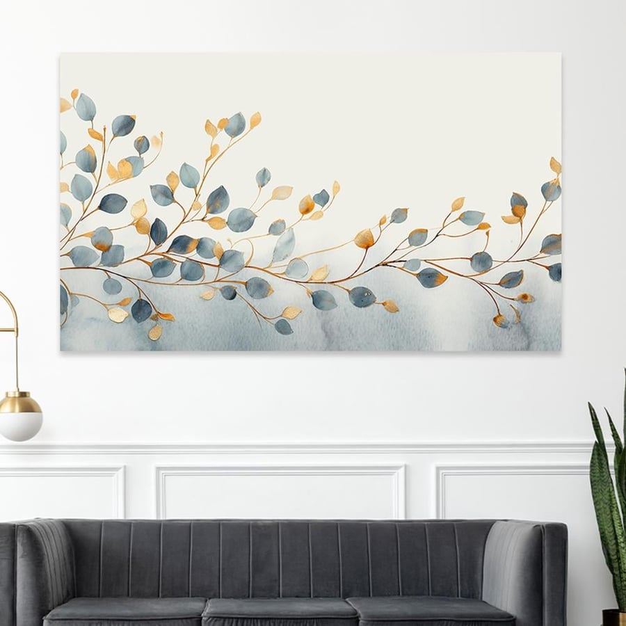 Flower plate with modern design