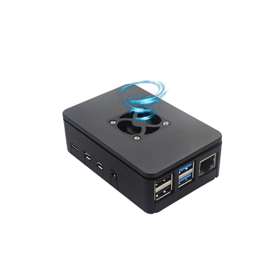 غطاء حماية مع مروحة Raspberry Pi 4