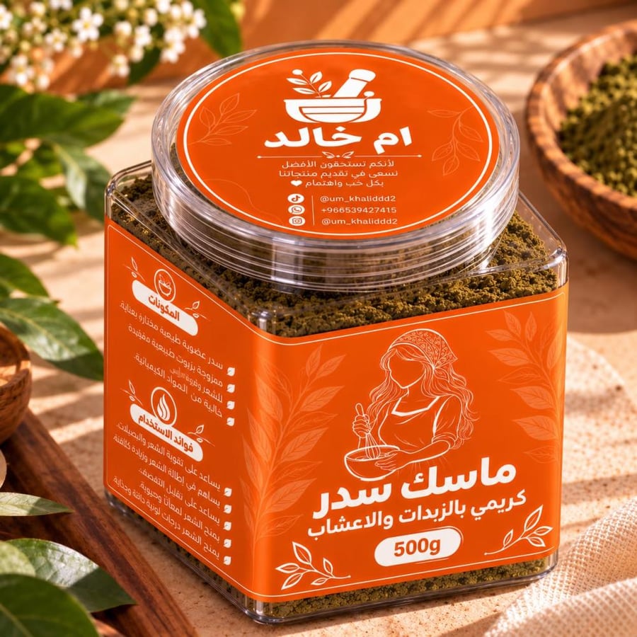 ماسك سدر بالزبدات والاعشاب