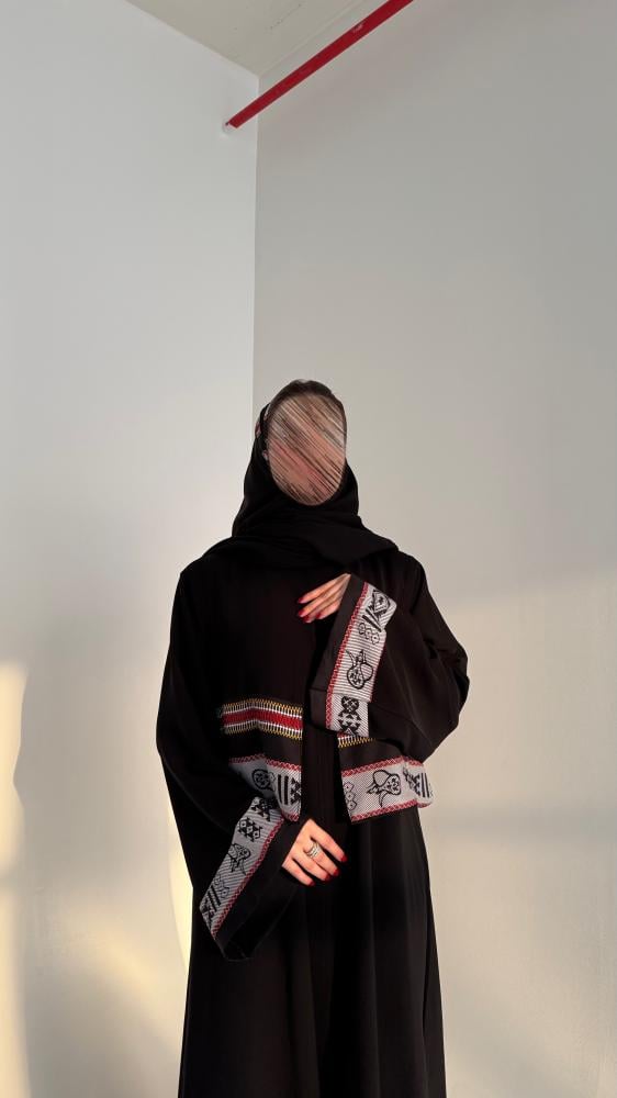 عباية كريب بقطعتين
