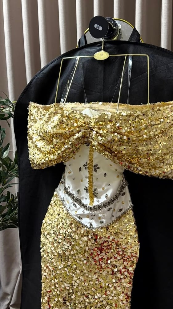 فستان شموس ماسك