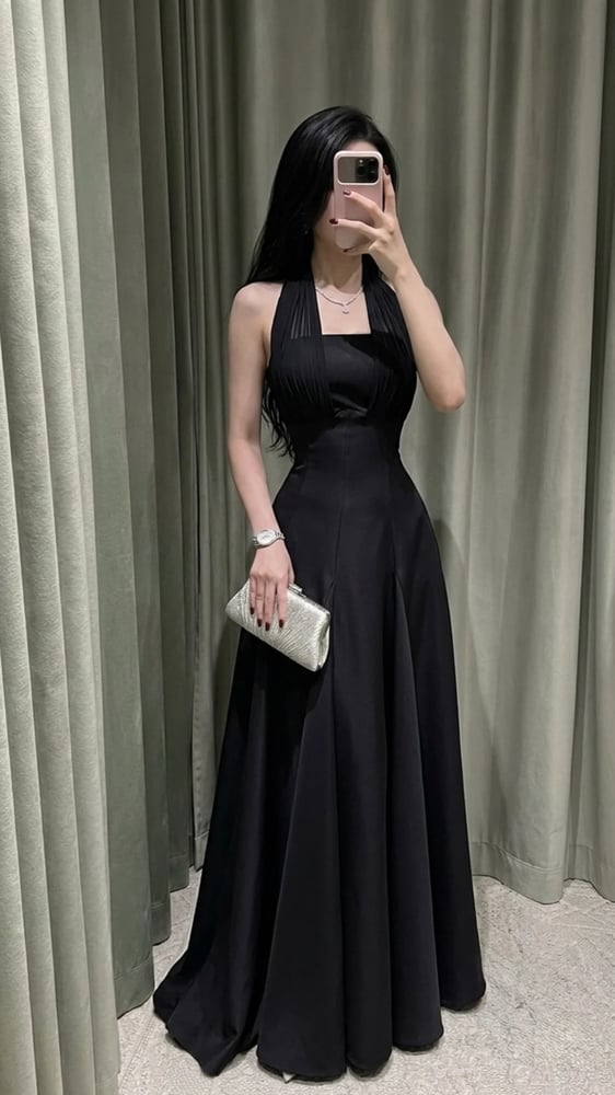 فستان لميار اسود