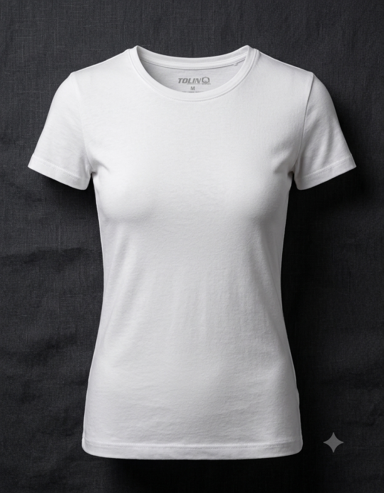 فانيلة نسائية صناعة تركية ماركة تولين نص كم سادة