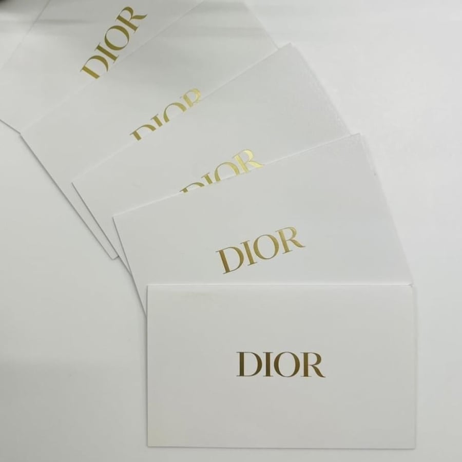 Original Dior card