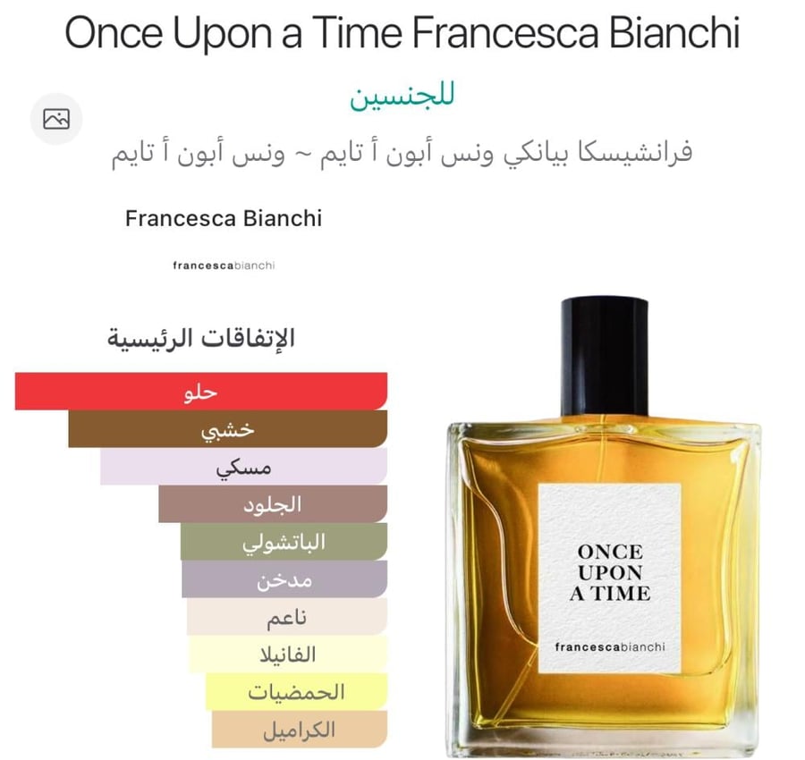 ونس ابون أ تايم فرانشيسكا بيانكي Once Upon a Time Francesca Bianchi