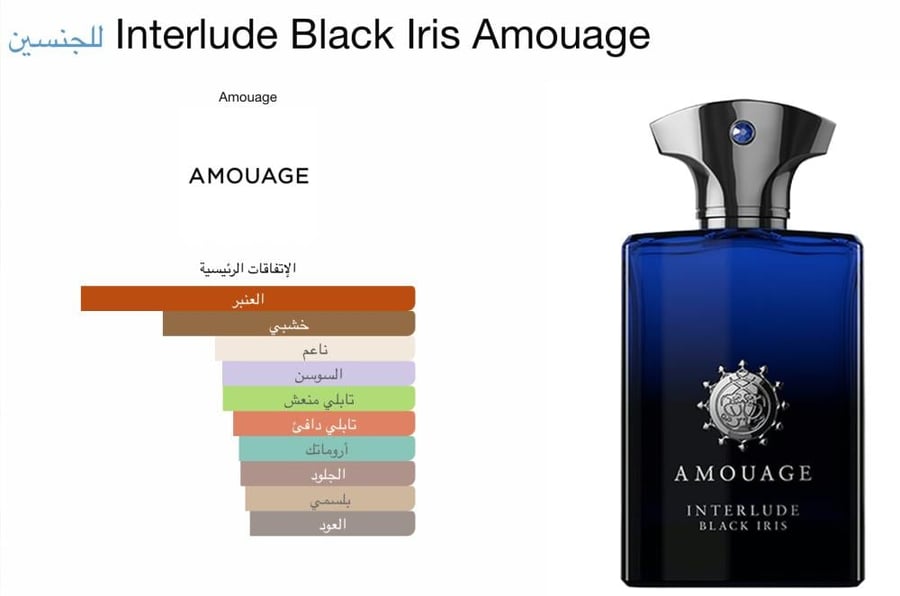 انترلود بلاك ايريس امواج Interlude Black Iris Amouage