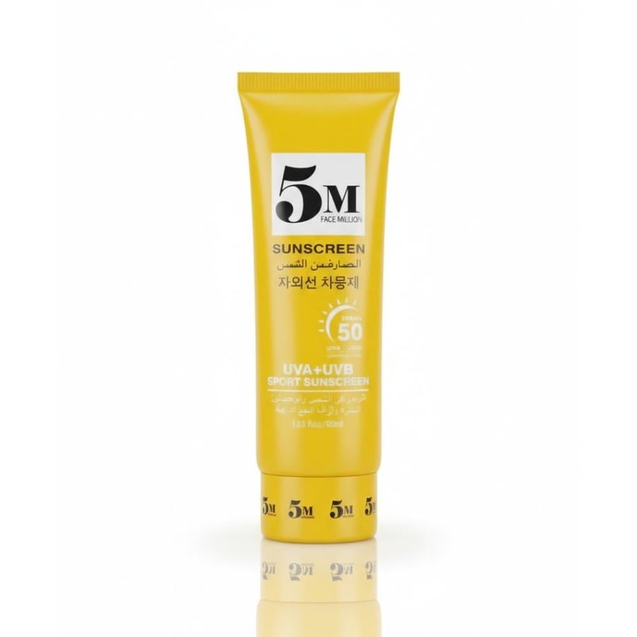 واقي شمس 5M فيس مليون رياضي SPF50