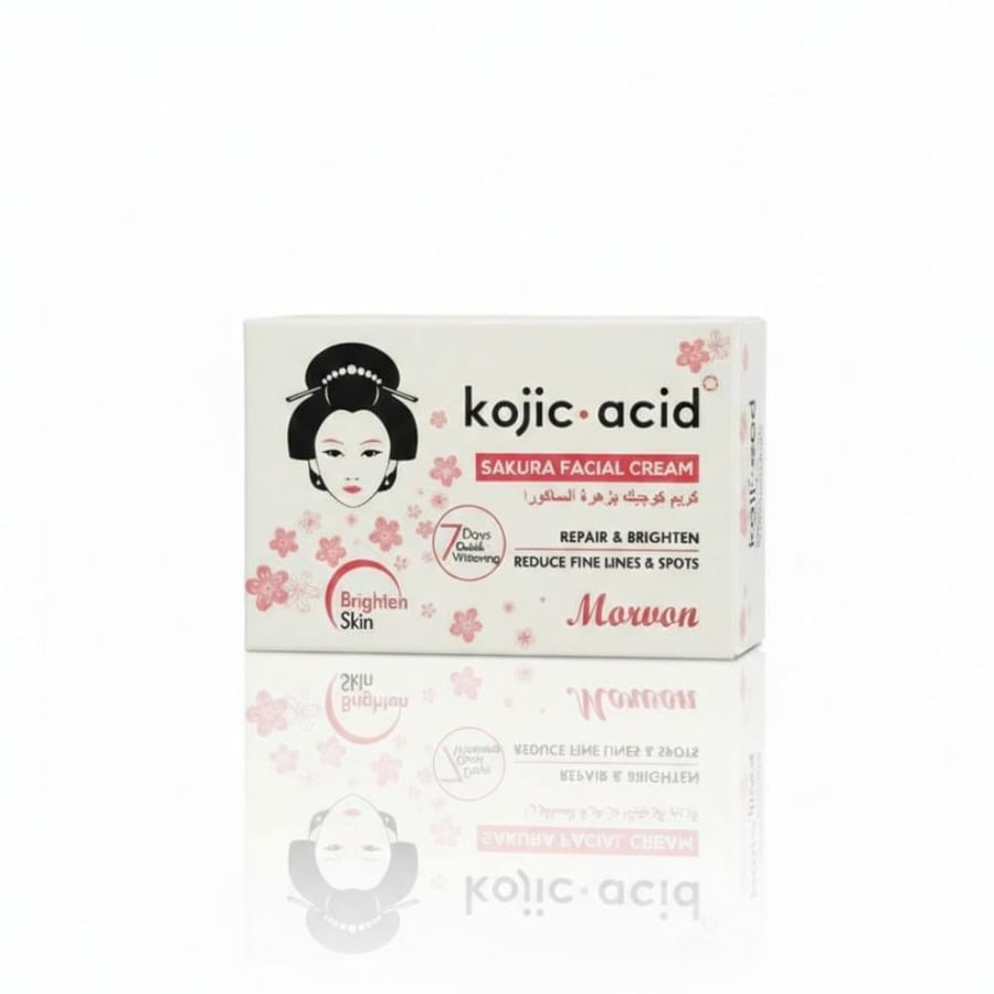 كريم كوجيك أسيد بزهور الساكورا (Sakura Facial Cream Kojic Acid)