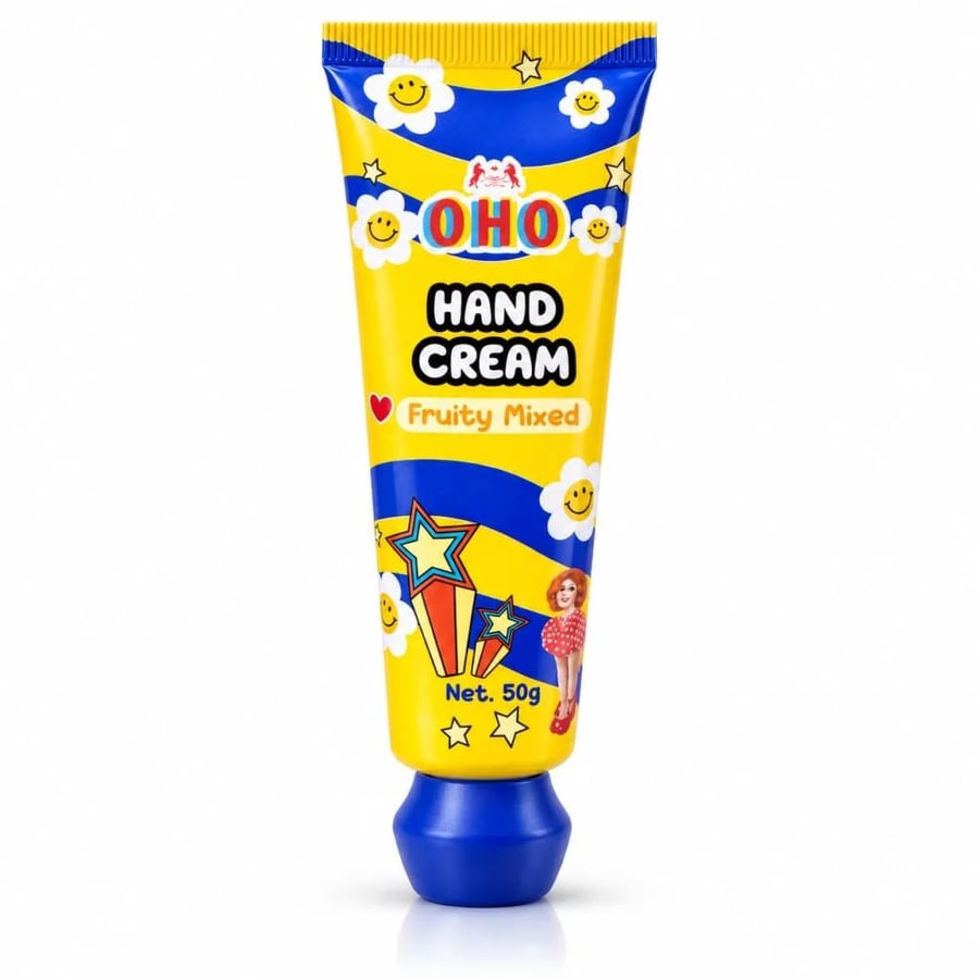 كريم اليدين أوهو برائحة الفواكه المشكلة (Oho Hand Cream Fruity Mixed).