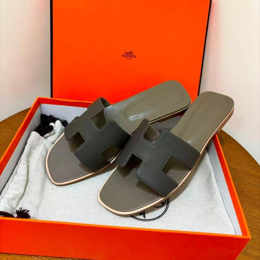 Hermès oran sandal ( grey )