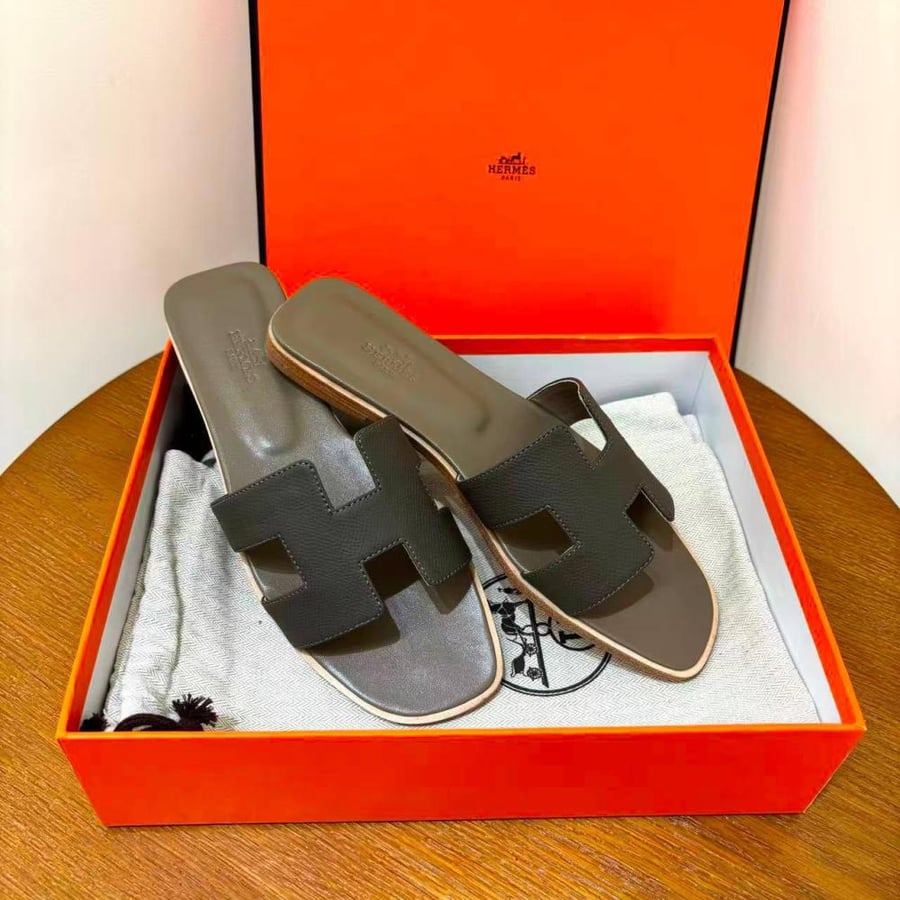 Hermès oran sandal ( grey )