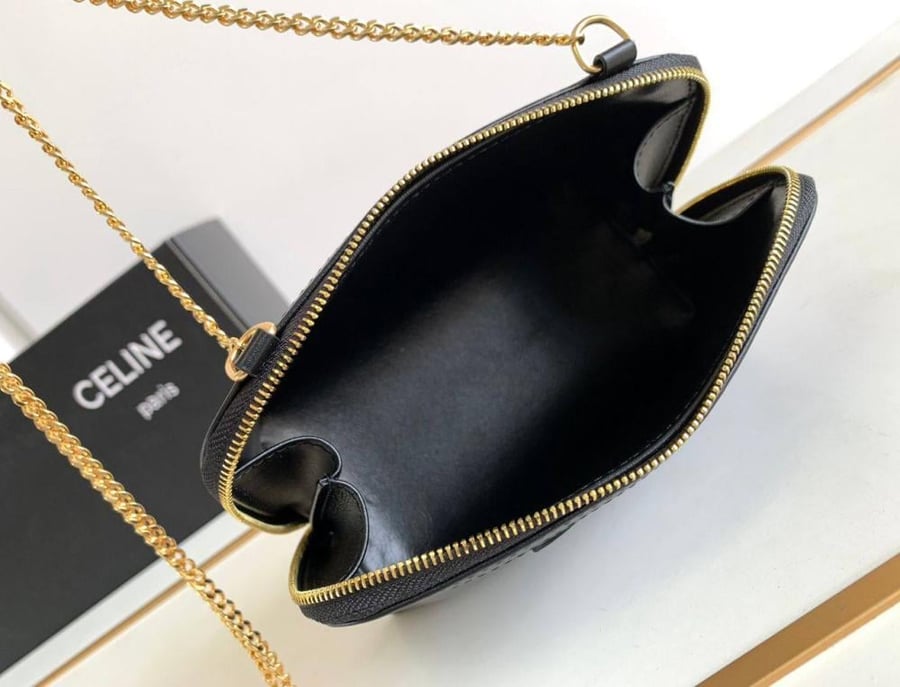 Celine Triomphe Chain Clutch
