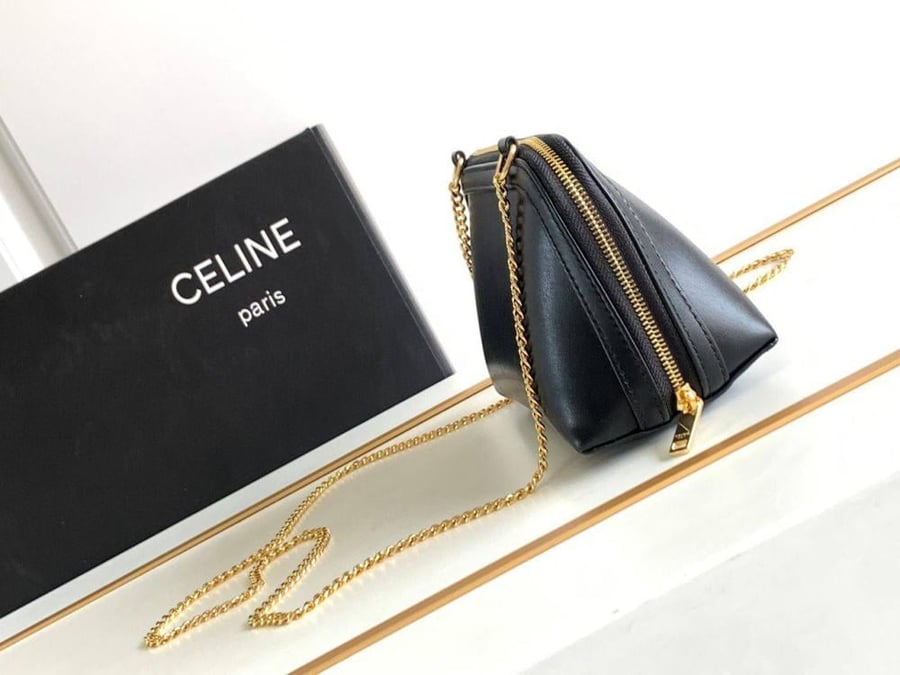 Celine Triomphe Chain Clutch