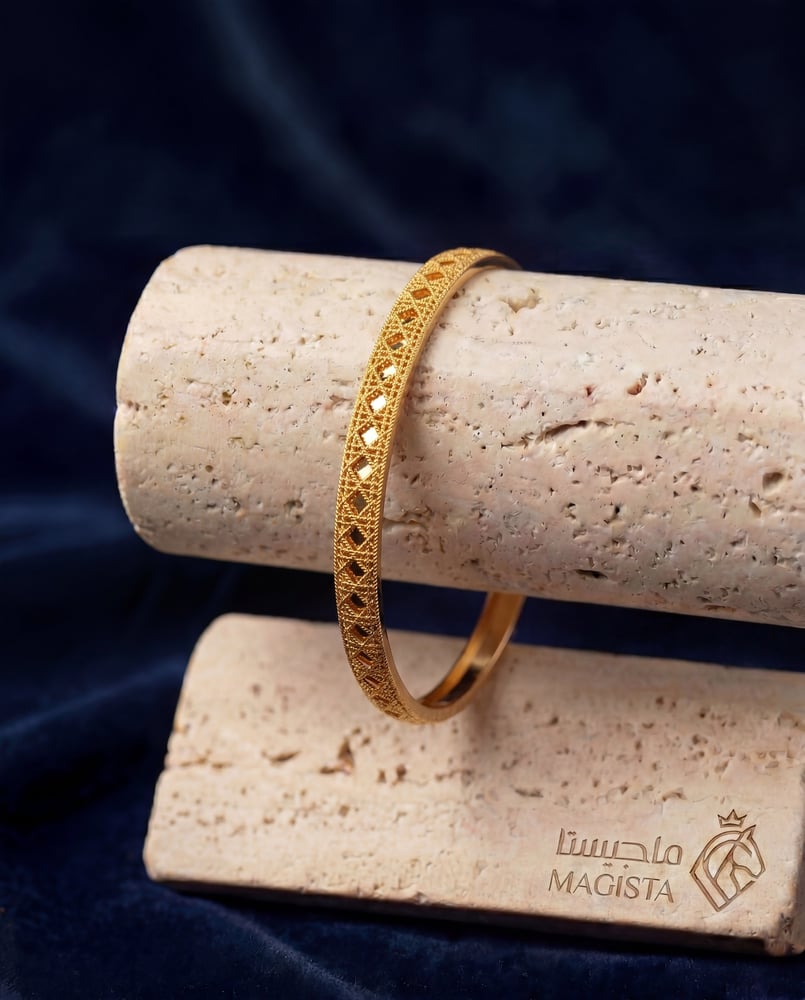 بناجر دقة ديور وسط - ذهب عيار 21