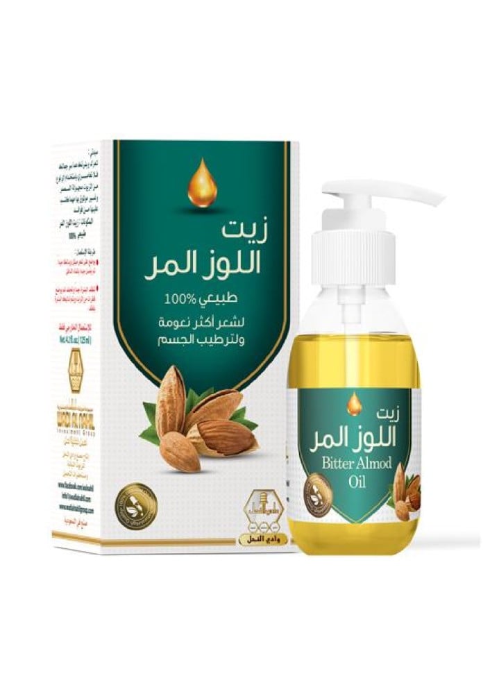 زيت اللوز المر وادي النحل 125 مل