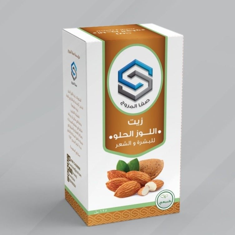 زيت اللوز الحلو صفاء المروج 125 مل