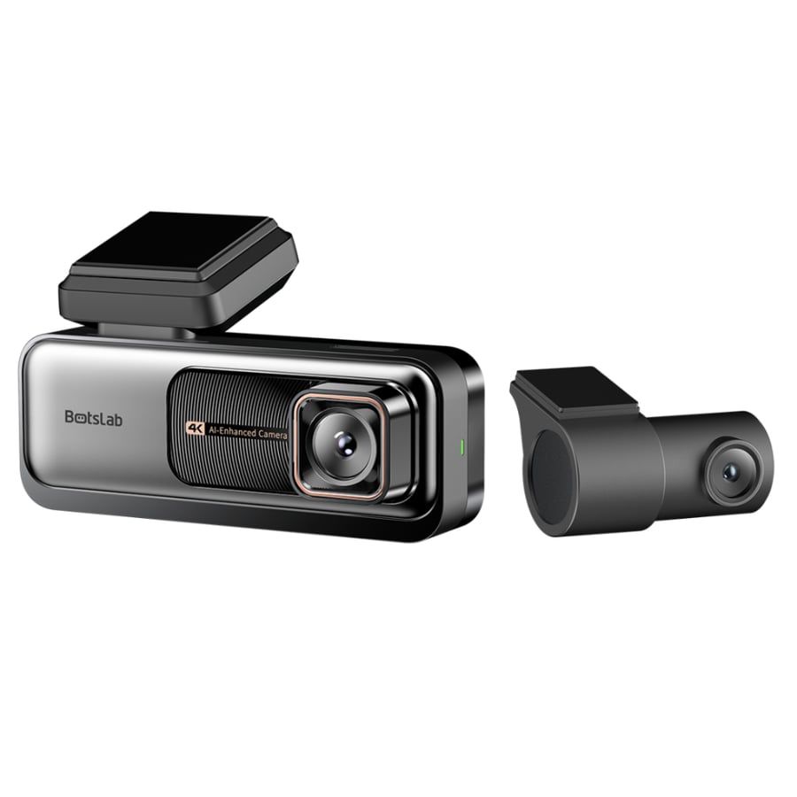 داش كام Botslab G980H Pro أمامية 4K وخلفية 2K مع GPS