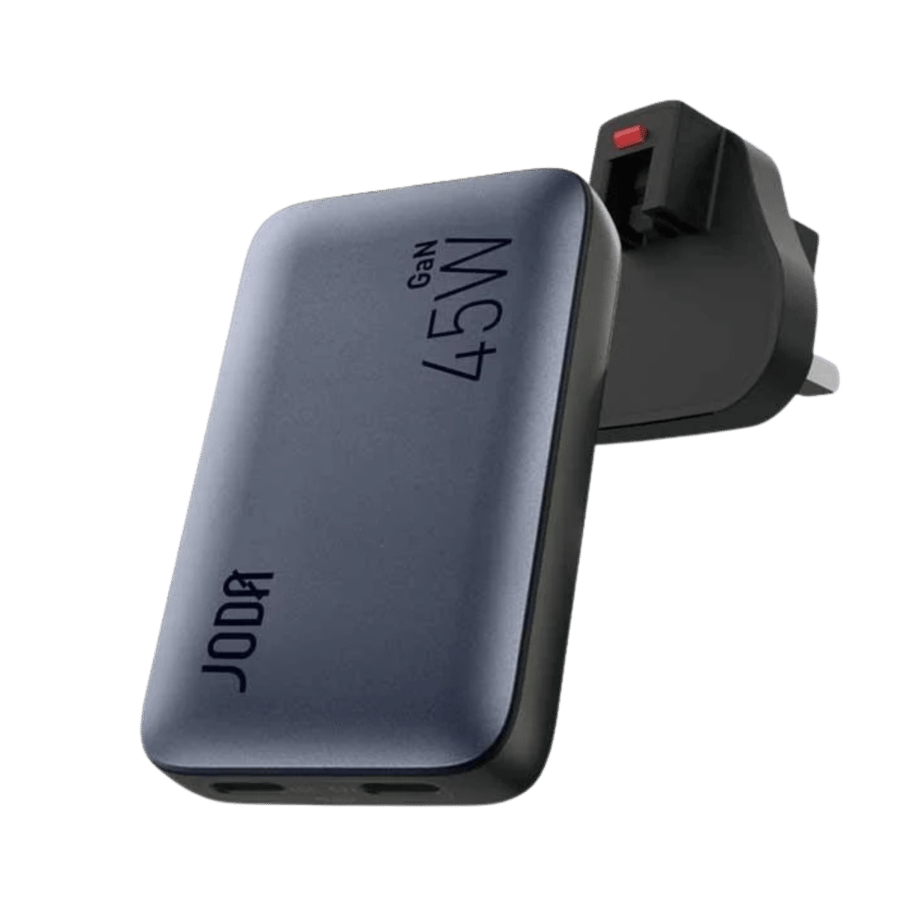 شاحن جداري جودا VoltPad 45 45 واط GaN بمنفذي USB-C - أسود
